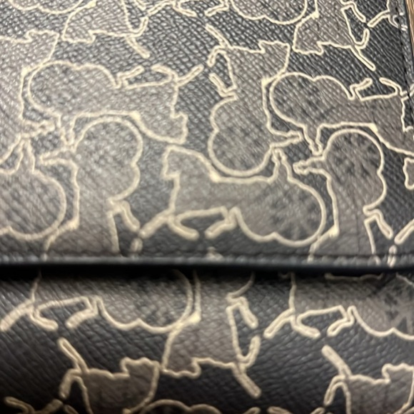 EUC CELINE WALLET BROWN & BLACK W/ HORSE & CARRIAGE - Picture 2 of 13